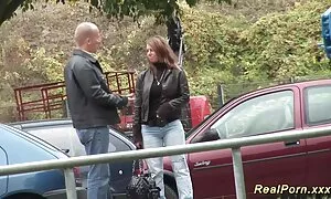 Pago per questa prostituta Cubana sesso con lei che va al vecchie porche nude lupo.